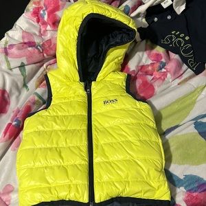 Toddler boys Hugo boss reversible vest size 2